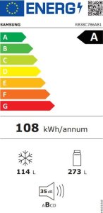 Lodówka Samsung Bespoke RB38C7B6AB1 11