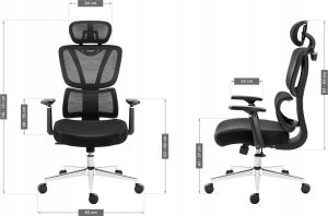 Krzesło biurowe Mark Adler Expert 4.6 Czarne 7