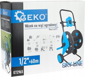 Neo Wózek z prowadnicą na wąż ogrodowy 1/2"60m 11