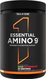 Rule One - Aminokwasy, Essential Amino 9, Sour Watermelon, Proszek 345g 1