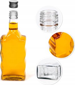 Butelka Na Bimber Nalewkę Wino Alkohol Warta Fala 500ml 0,5l   Zakrętka 1