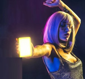 Lampa pierścieniowa Neewer Lampa LED RGB 5W Selfie Vlog + KLIPS do Telefonu 1/4'' ISO Bluetooth / VL67C 4