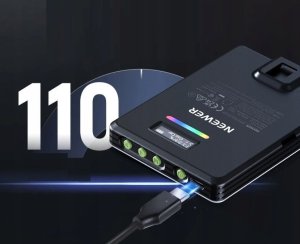 Lampa pierścieniowa Neewer Lampa LED RGB 5W Selfie Vlog + KLIPS do Telefonu 1/4'' ISO Bluetooth / VL67C 9