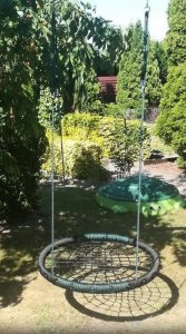 Huśtawka Bocianie Gniazdo 100 cm - Do Ogrodu i na Plac Zabaw 3