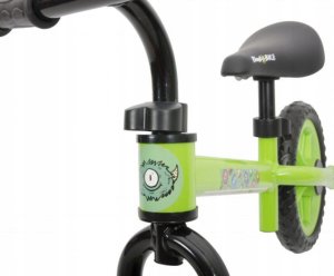 Children's bike MONSTERS, 83 x 35 x 63 cm, black/green. 2