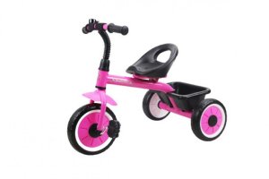 Children's tricycle UNICORN, 72.5 x 46.5 x 58 cm, black/pink. 2