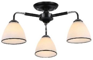 Hanging lamp BALTIK GAISMA K90230/3, E27, 3 x 60W, black, 54 x 24.5 cm 1