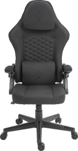 Deltaco DC130 Gaming Chair Soft Woven Mesh, black 1