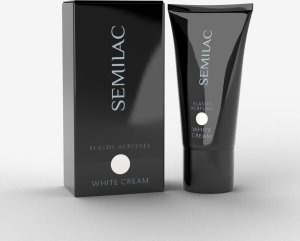 SEMILAC Akrylożel Elastic Acrylgel White Cream 30 g 1