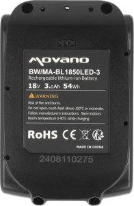 Bateria Movano do Makita BL1830, BL1850 (3000 mAh) 7