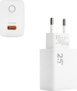 ECOBOX ŁADOWARKA SIECIOWA PAX TYP-C 25W LED PD BIAŁA 5