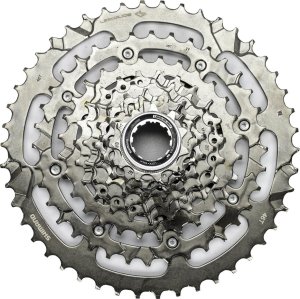 Outlet Kaseta Shimano Cues CS-LG400, 9-rz, 11-46, Linkglide, grafitowa 1