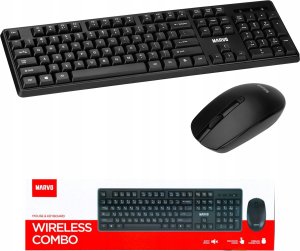Klawiatura + mysz Marvo WS005 BK czarna 4
