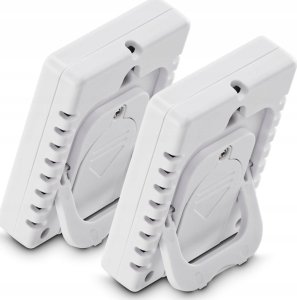 TERMOMETR HIGROMETR BAROS BIAŁY 2 szt. 3