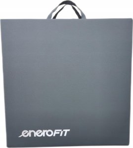 MATERAC GIMNASTYCZNY SKŁADANY 180x60x5CM SZARY ENERO FIT 6