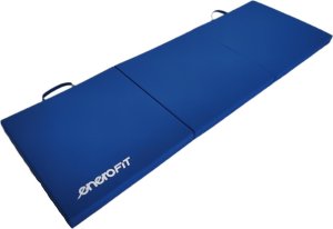 MATERAC GIMNASTYCZNY SKŁADANY 180x60x5CM NIEBIESKI ENERO FIT 2