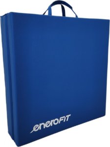 MATERAC GIMNASTYCZNY SKŁADANY 180x60x5CM NIEBIESKI ENERO FIT 4