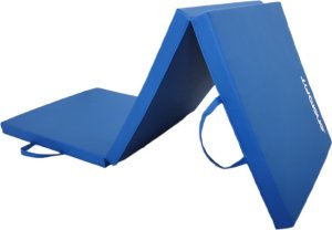 MATERAC GIMNASTYCZNY SKŁADANY 180x60x5CM NIEBIESKI ENERO FIT 6