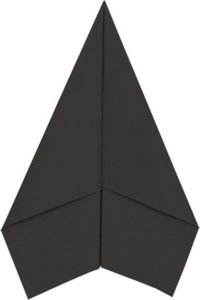Karton kolorowy 170g A3 25 ark czarny 1