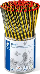 Ołówek Noris trójkątny HB Wopex 72 szt.w kubku Staedtler 1