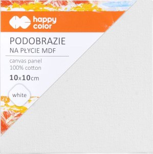 Podobrazie bawełniane 10x10 impregnowane białe tablica malarska MDF 4mm 1