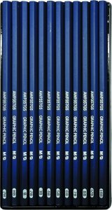 Zestaw ołówków artystycznych na blistrze 12 twardości MG 2