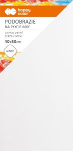 Podobrazie bawełniane 40x50 impregnowane białe tablica malarska MDF 4mm 1