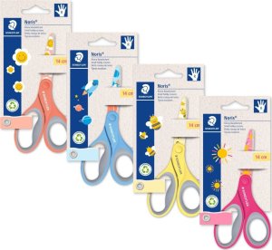 Nożyczki Noris dla dzieci 14 cm kolorowy nadruk blister Staedtler 5