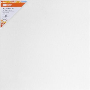 Podobrazie bawełniane 30x30 impregnowane białe tablica malarska MDF 4mm 1