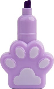 Zakreślacze CAT&DOG łapka 5 szt 5 kolorów fluo 8