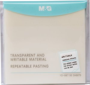 Karteczki samoprzylepne transparent 50 ark 76*76MG 3