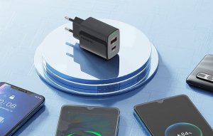 Ładowarka sieciowa Foneng EU66 A+C 2 (PD20W) black 5