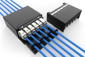 Digitus Consolidation point box, 6-port Keystone modules with intelligent cable manager | DN-93708-6 2
