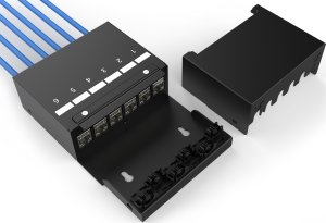 Digitus Consolidation point box, 6-port Keystone modules with intelligent cable manager | DN-93708-6 3