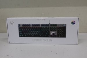 SALE OUT. MSI FORGE GK310 RED US Gaming Keyboard, Wired | MSI | FORGE GK310 | Gaming keyboard | Wired | US | DAMAGED PACKAGING | Red Switches one size 1