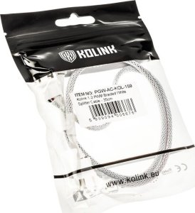 Kolink 1-3 PWM kabel rozdzielający wentylator 35cm, pleciony, biały 2