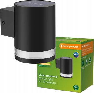 Fyce Vägglampa Rak Solcell Ultra Efficient LED 200lm Svart 1