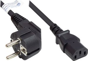 Alcasa P0130-S100 kabel zasilające Czarny 10 m CEE7/7 C13 panel 1