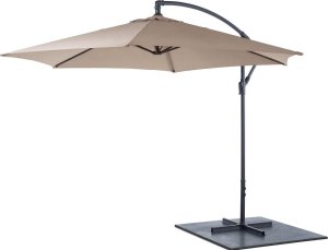 PARASOL OGRODOWY 300CM SKŁADANY NA WYSIĘGNIKU PIASKOWY 1
