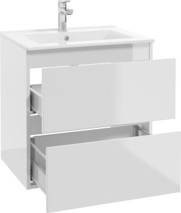 Aquaform AQ.401-1106011 / AQUAFORM / OTTIMA / SZAFKA PODUMYWALKOWA WISZĄCA 60X60X45 DSM BIAŁY POŁYSK / 3
