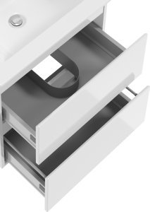 AQ.401-1105011 / AQUAFORM / OTTIMA / SZAFKA PODUMYWALKOWA WISZĄCA 50X60X40 DSM BIAŁY POŁYSK / 6