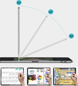 Rysik Devia iPad rysik do ekranu Apple iPad / iPad Pro / iPad Air / Mini (od 2018 r.) i wszystkie ekrany dotykowe białego koloru 14