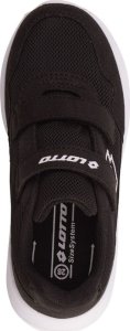 Buty sportowe dla dzieci Lotto Connect VL czarno-białe 2600820K 1110 30 2