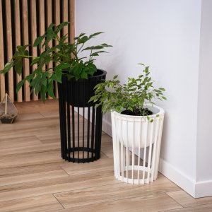 2x Kwietnik dwustronny Standy 40h + 54h Stojak na kwiaty + wkład wewnętrzny 11