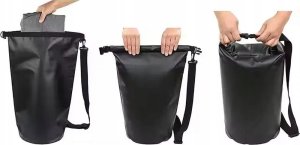 Wodoodporna torba typu Bucket 10L czarna 3