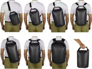 Wodoodporna torba typu Bucket 10L czarna 4