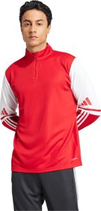 Bluza męska adidas Squadra 25 Training Top czerwono-biała JD2984 S 3