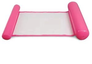 Nadmuchiwany materac do pływania czerwony 3