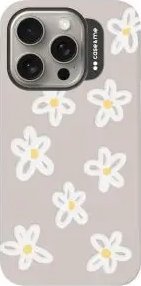 SBS CASEME - Osłona silikonowa iPhone 15 Pro - Stokrotki standard 1