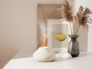 Dyfuzor zapachowy La Casa de los Aromas PLATINET FLAME AROMA DIFFUSER HUMIDIFIER NAWILŻACZ POWIETRZA 130ML 4,5W WHITE [46112] 2